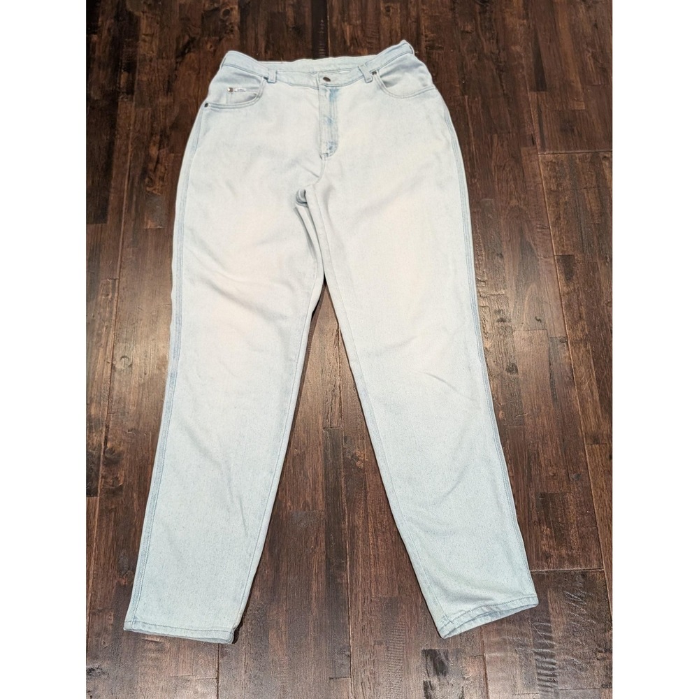 Vintage Lee Jeans‎ Womens 32x32 Light Wash High Rise Boyfriend Mom Fit Denim USA